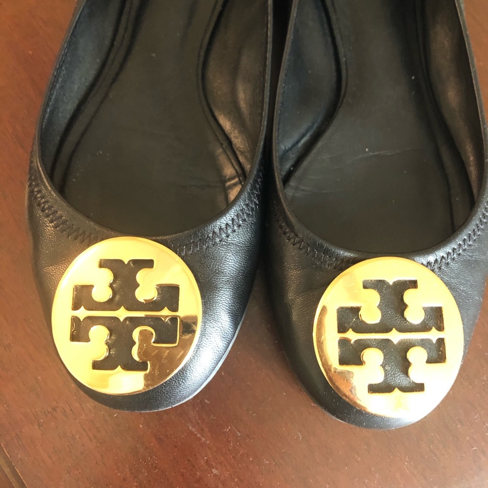 Black Tory Burch Flats